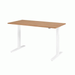 BUREAU ÉLECTRIQUE XMKA12 -160 X 80 CM NOYER - HAMMERBACHER