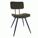 CHAISE INTÉRIEURE - MÉTAL - MONOLITH OLIVE - MAURICE