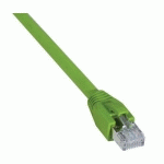 CORDON RJ45 CATÉGORIE 6A S/FTP LSOH PUR SNAGLESS VERT - 3 M