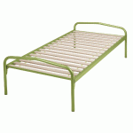 LIT EVOLUTION STANDARD 90X200 CM SOMMIER LATTES COLORIS VERT - MANUTAN COLLECTIVITÉS