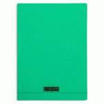 LOT DE 10 - CAHIER PIQUÉ 8000 POLYPRO A4 96 PAGES PETITS CARREAUX 90 G - VERT