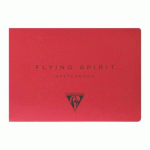 LOT DE 5 - FLYING SPIRIT CARNET DOS BRUT 50F A6 90G - ROUGE