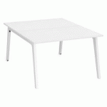 PÔLE 2 BUREAUX BLANCS L 120 X 163 CM - EXPRIM - PIÉTEMENT BLANC