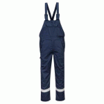PORTWEST FR418 COTTE À BRETELLES MULTIRISQUES 280G MARINE - TAILLE L