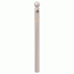 POTELET CENDRIER Ø 76 MM POMMEAU BOULE - ZINC GRIS 7044 - PROCITY