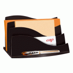 RANGE-LETTRES CEP ELLYPSE GREENSPIRIT 3 COMPARTIMENTS NOIR