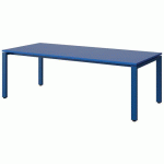 TABLE MALIBU 180X80 T3 SOUDÉ STRA ABS BLEU U525/BLEU 5005