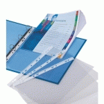 POCHETTES PERFORÉES OXFORD A4 XL GRANDE CAPACITÉ POLYPROPYLÈNE LISSE 9/100E - SACHET DE 10