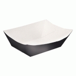 BARQUETTE 480 G 250 G/M² 10X6X5 CM CARTON NOIR (VENDU PAR 1200)