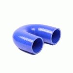 COUDE SILICONE BLUE 180 DEGRÉS DN=41MM L=100MM