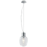 FELLINS GLOBE SUSPENSION PLAFONNIER CHROME 18X22CM - FAN EUROPE