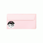 LOT DE 2 - PAQUET DE 20 ENVELOPPES POLLEN 110X220MM 120G/M2 - ROSE