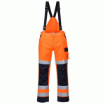 PORTWEST MV71 PANTALON DE PLUIE MULTI NORMES ARC ÉLECTRIQUE ORANGE/MARINE - TAILLE L - STANDARD