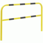 POTEAU DE PROTECTION À SCELLER HAUTEUR 120 M JAUNE ET NOIR - MOTTEZ