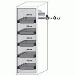 ARMOIRE S-PHOENIX VOL.2-90 S90.196.060.075.FDACR JAUNE - ASECOS