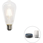 LUEDD - LAMPE LED SMART E27 DIMMABLE EN KELVIN ST64 4,5W 470 LM 1800-4000K