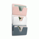 TRIEUR MURAL 3 CASES MINÉRAL CEP ASSORTI CLAIR