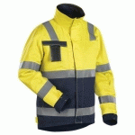 VESTE HIVER MULTINORMES JAUNE FLUORESCENT/MARINE TAILLE XL - BLAKLADER