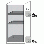 ARMOIRE SÉCURITÉ S-CLASSIC-90 S90.129.060.WDASR JAUNE