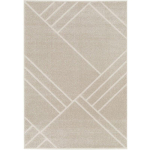 BOBOCHIC - TAPIS TAPIS POILS RAS CLAUDINE MOTIF GRAPHIQUE 120X170 GRIS - GRIS