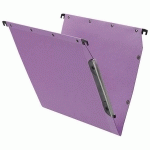 LOT DE 25 - DOSSIER SUSPENDU POUR ARMOIRES KRAFT ULTIMATE AZV ELBA FOND NORMAL COULEURS ASSORTIES