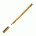 MARQUEUR EFFAÇABLE STAEDTLER METALLIC POINTE OGIVE 2,7 MM OR