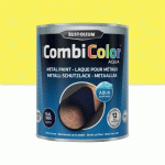 PEINTURE ANTIROUILLE 2 EN 1 COMBICOLOR AQUA JAUNE CLAIR 0,75L RUST-OLEUM