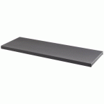 TABLETTE SUPPLÉMENTAIRE ANTHRACITE POUR ARMOIRE À RIDEAUX GÉNÉRIC / ECO-CONÇUE CLASSIQUE ET DÉCOR L 120 CM