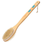 TLILY - 2 PIÈCES SÉRIES BROSSE DE DOUCHE AVEC POILS DOUX ET RIGIDES, POUR UNE PEAU EXFOLIANTE ET UN GOMMAGE DOUX, TÊTE DE BROSSE DOUBLE FACE