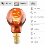 ILLUMINANT LED E14 L: 8.5CM Ø: 4.5CM DIMMABLE 2000K