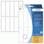 ETIQUETTE MULTI-USAGES, 52 X 82 MM, GRAND PAQUET,BLANC - LOT DE 4