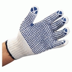 GANTS DE MANUTENTION TRICOTÉS À PICOTS SUR PAUME DELTA PLUS TAILLE 9