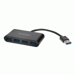 KENSINGTON HUB 4 PORTS USB 3.0 UH4000  NOIR