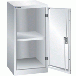 LISTA - ARMOIRE À PORTES BATTANTES (HXLXP) 100 X 50 X 58 CM KEY LOCK R7035