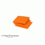 LOT DE 2 - PAQUET DE 25 CARTES PLIÉES POLLEN 110X110MM 210G/M2 - CAPUCINE