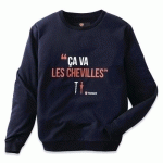 SWEAT À MESSAGE HOMME CSWEAT TAILLE: XXXL BLEU FONCÉ - PARADE