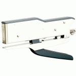 AGRAFEUSE PINCE ZÉNITH 548/E CAPACITÉ DE 15 FEUILLES BLANCHE/NOIR