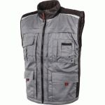 GILET DE TRAVAIL EDISON COLORIS GRIS-NOIR TAILLE 3XL - ALBATROS