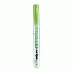 LOT DE 6 - DARWI MARQUEUR PEINTURE SUR CUIR POINTE CONIQUE FINE 2MM - VERT ANIS