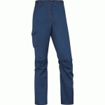 PANTALON DE TRAVAIL PANOSTYLE GRIS-BLEU MARINE-ORANGE M - DELTA PLUS