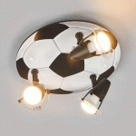 WALDI-LEUCHTEN GMBH PLAFONNIER FOOTBALL 3 LAMPES