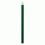 POTELET AGGLO HAUTE VIS. Ø 76 MM ZINC VERT 6005/BLANC 9010 - PROCITY