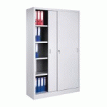 ARMOIRE DE BUREAU À PORTES COULISSANTES