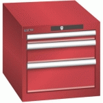 ARMOIRE ROUGE 411X572X383 AVEC 3 TIR. 75KG _ 78.406.070 - LISTA