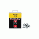 AGRAFES TYPE A 8MM BOÎTE DE 1000 - STANLEY - 1-TRA205T