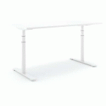 BUREAU RÉGLABLE STEELFORCE PRO 870 SLS - 200CM - BLANC - ACTIFORCE