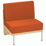 CHAUFFEUSE 1 PLACE 76 CM FAAR PVC URBAN ORANGE - MANUTAN COLLECTIVITÉS