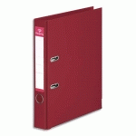 CLASSEUR A LEVIER PERGAMY - POLYPROPYLENE INTERIEUR/EXTERIEUR - DOS 5 CM - A4 - ROUGE BORDEAUX