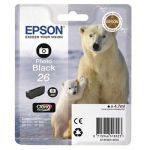 EPSON CARTOUCHE D'ENCRE OURS POLAIRE 26 PN (C13T26114010) - CLARIA PREMIUM - COULEUR: NOIR