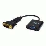 MCL CG-289C CÂBLE VIDÉO ET ADAPTATEUR 0,25 M DVI-D VGA (D-SUB) NOIR